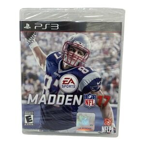 Madden NFL 17 Sony PlayStation 3 PS3 EA Sports Football Game New Factory Sealed